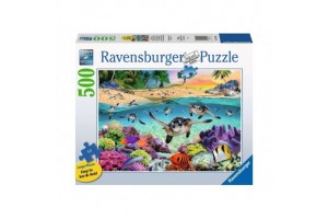 Puzzle 500 db - Bébi teknősök kép