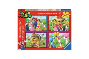 Super Mario puzzle 4x100 db - doboz