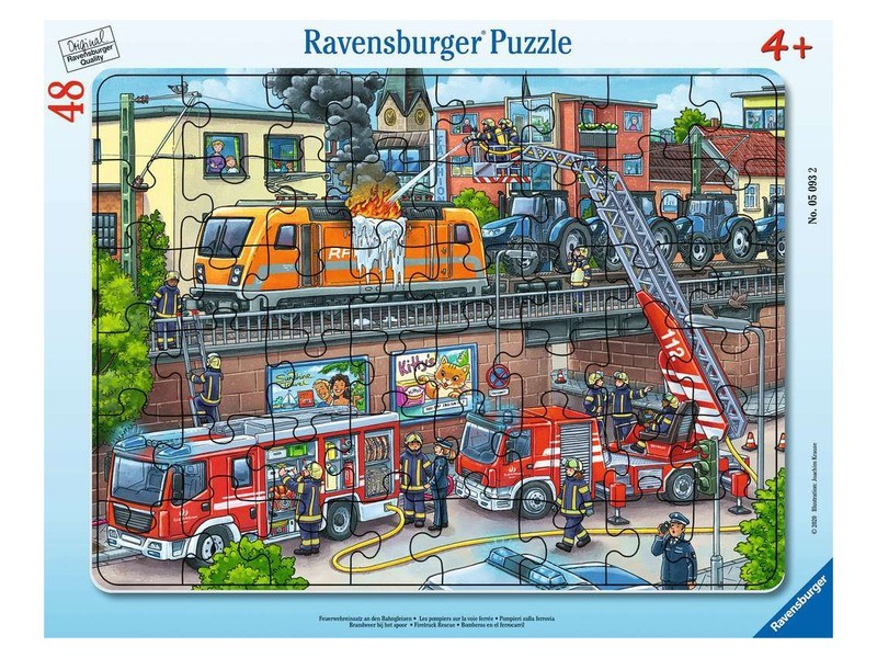 Puzzle 48 db - Tűzoltócsapat kép