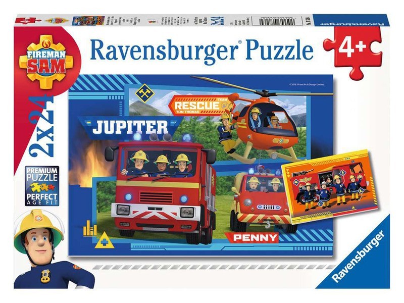 Puzzle 2x24 db – Tűzoltó Sam kép