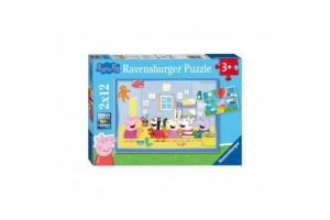 Peppa kalandja puzzle 2x12 (24 db)