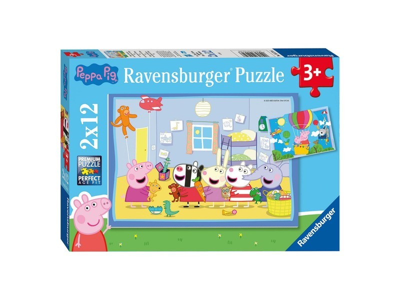 Peppa kalandja puzzle 2x12 (24 db)