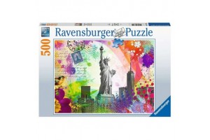 Puzzle 500 db - New York képeslap motívum