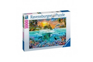 Puzzle 1000 db - Vízalatti sziget, részletes kép