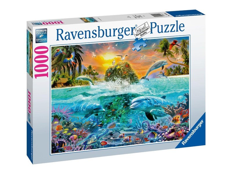 Puzzle 1000 db - Vízalatti sziget, részletes kép