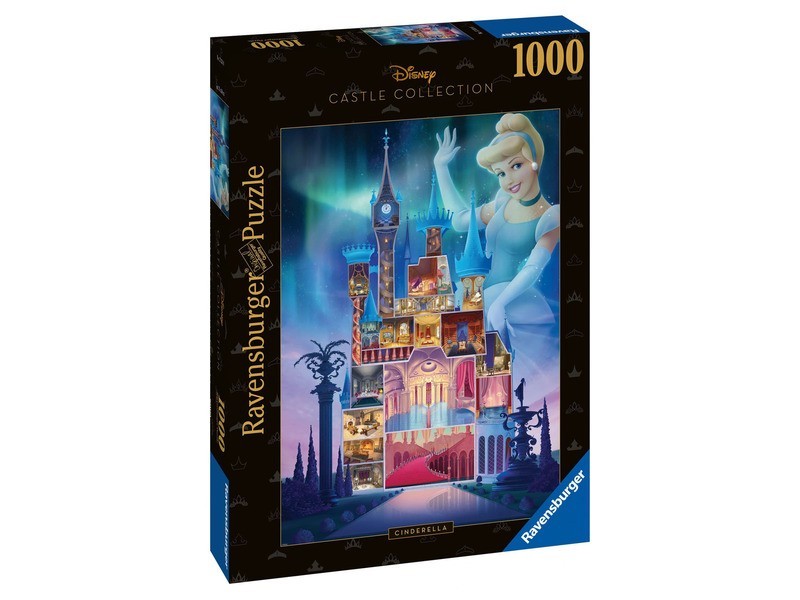 Puzzle 1000 db - Disney Hamupipőke kastély