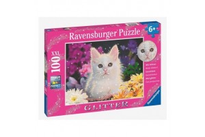 Puzzle 100 db – Csillámcicák termékkép