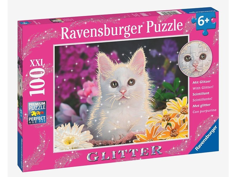Puzzle 100 db – Csillámcicák termékkép