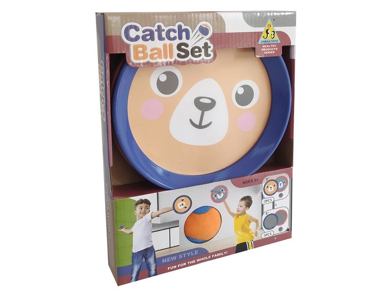 Állatfejes catch ball – macska és kistestű kutya játék