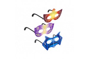 Világítós szemüveg és arcmaszk (3 féle)