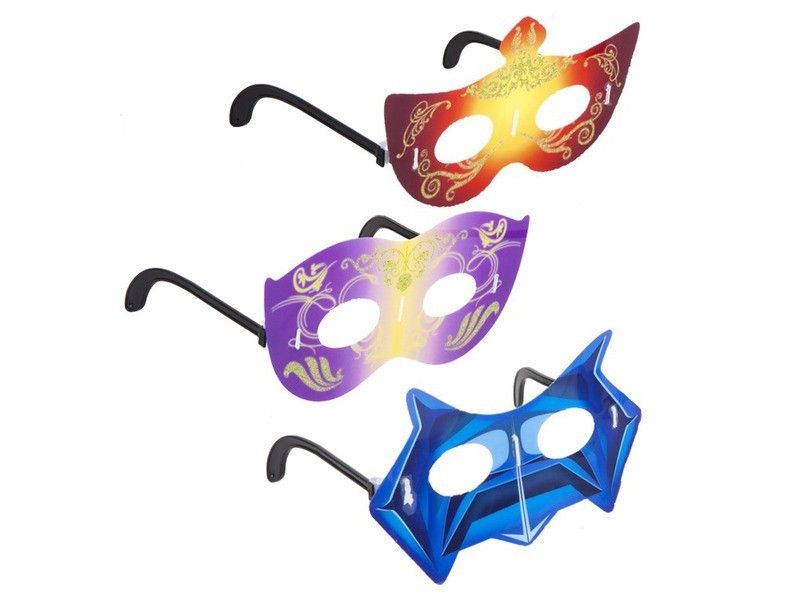 Világítós szemüveg és arcmaszk (3 féle)