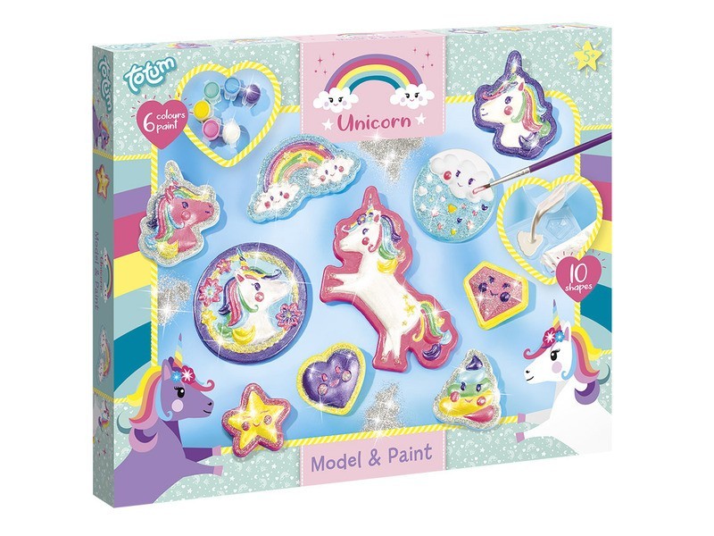 Unikornis gipszkiöntő - kreatív készlet