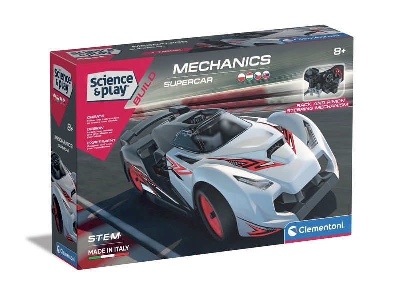 Versenyautó építőkészlet - Tudomány és Játék