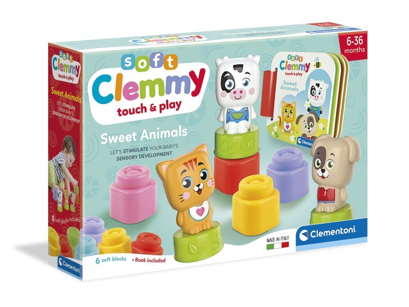 Clemmy édes kisállatok készlet - puha babajáték