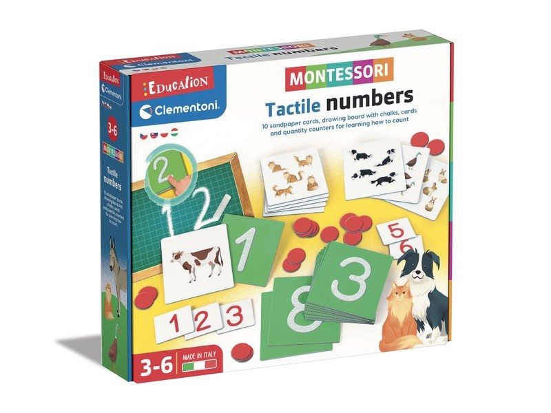 Montessori tapintható számok – termékkép