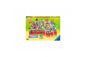 Társasjáték - Dínó labirintus doboza és játékelemek