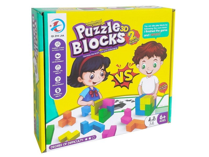 Építőkocka 20 db – színes fejlesztő játék