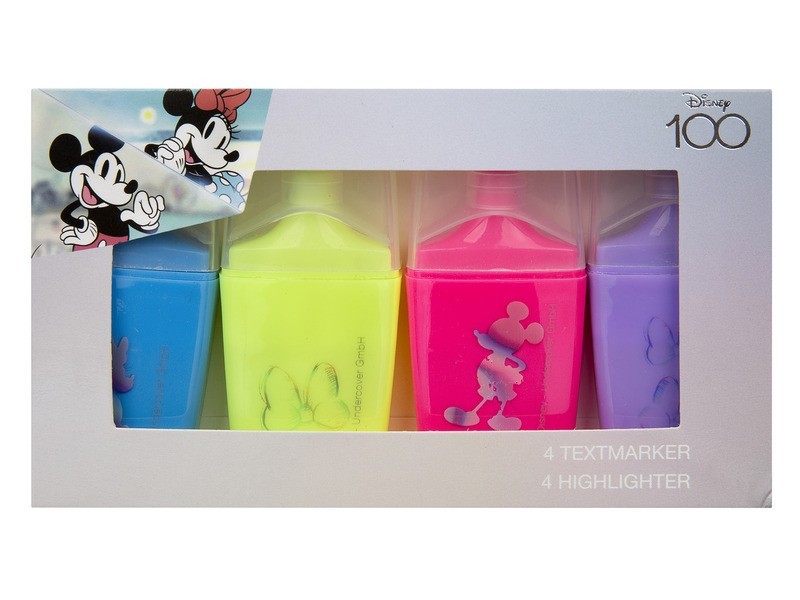 Minnie szövegkiemelők 4 db, élénk színek