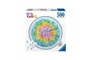 Puzzle kör 500 db - Szivárvány torta