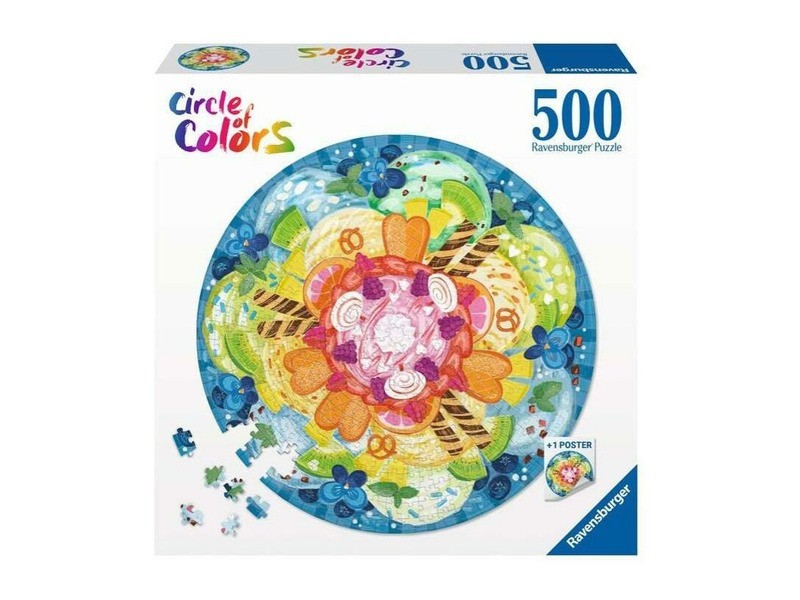 Puzzle kör 500 db - Fagylalt kép