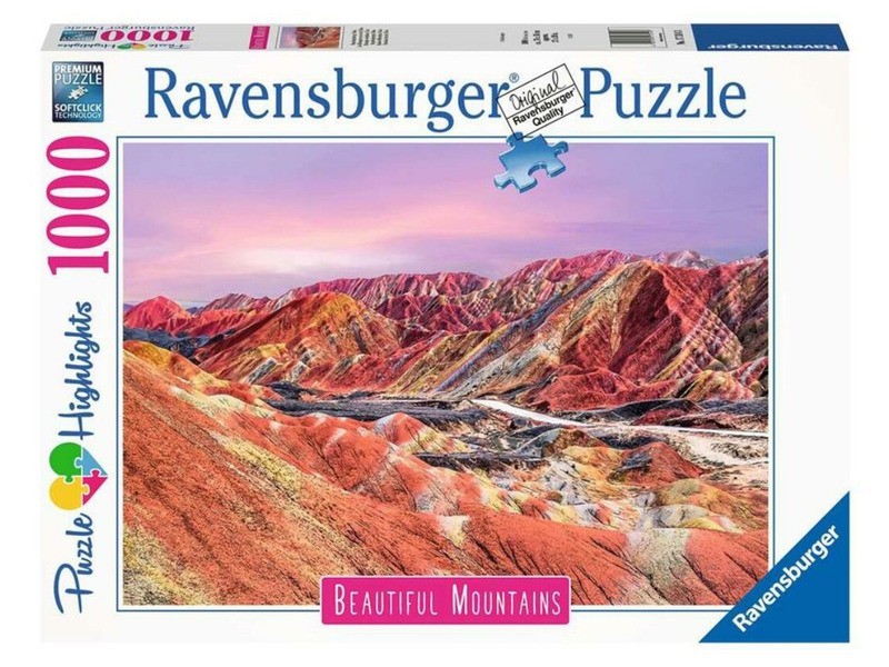 1000 darabos puzzle — Szivárványhegyek