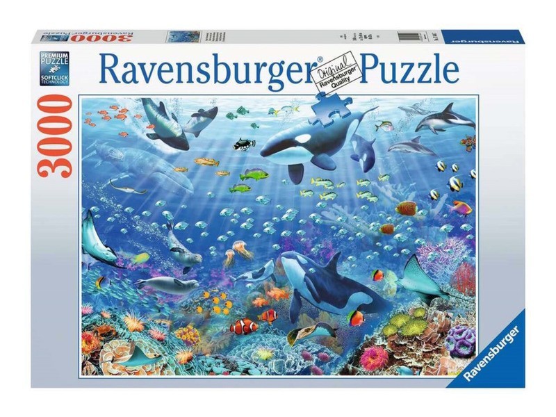 Puzzle 3000 db – Színes víz alatti kép