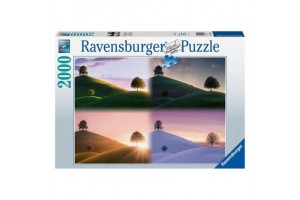 Puzzle 2000 db – Évszakok illusztráció