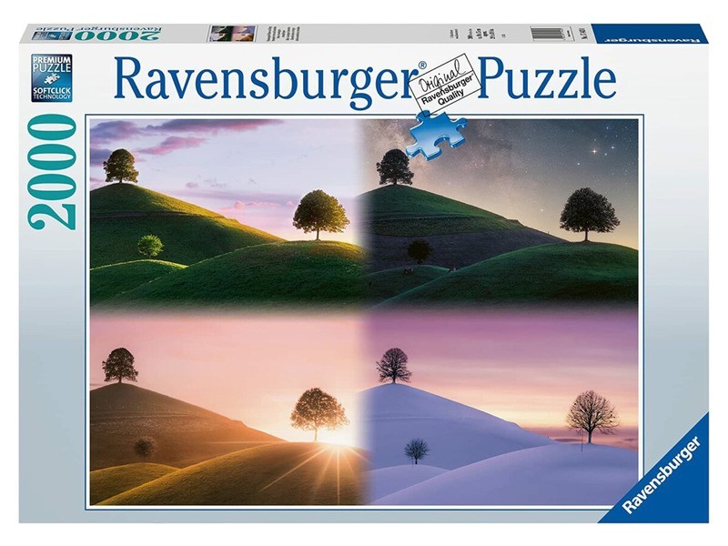 Puzzle 2000 db – Évszakok illusztráció