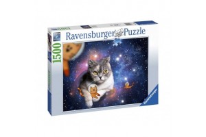 Puzzle 1500 db – Macskák az űrben, termékkép