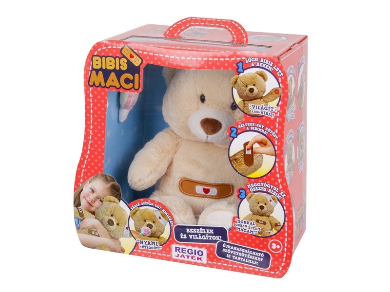 Bibis Maci plüss mackó – puha játék