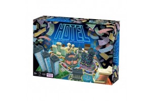 Társasjáték Hotel - doboz és játékelemek