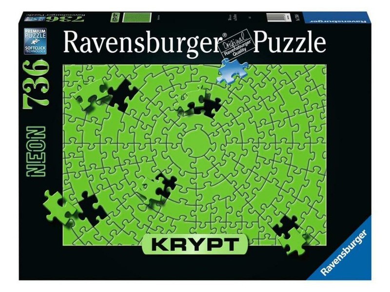 Puzzle 736 db – Krypt Neon zöld kép