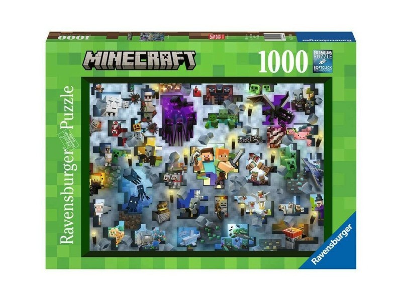 Minecraft Mobs 1000 db puzzle
