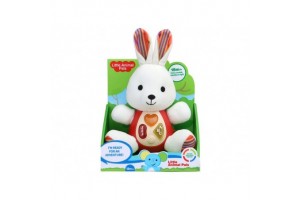 Zenélő világító altató nyuszi — puha plüss játék