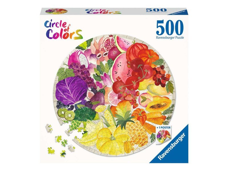 Kör puzzle 500 db - Gyümölcsök