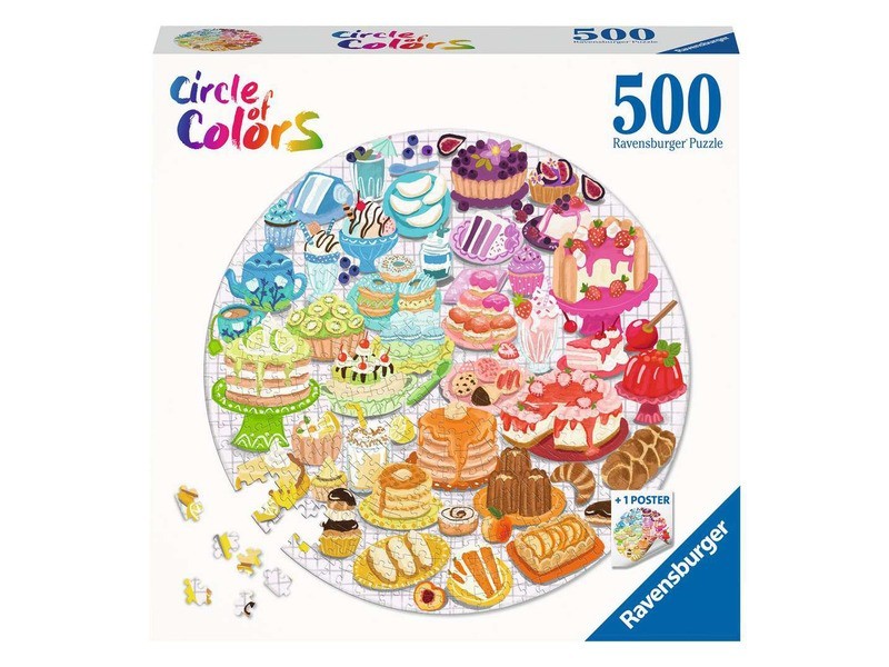 Kör puzzle 500 db - Desszertek