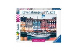 Koppenhága városképe - 1000 db puzzle