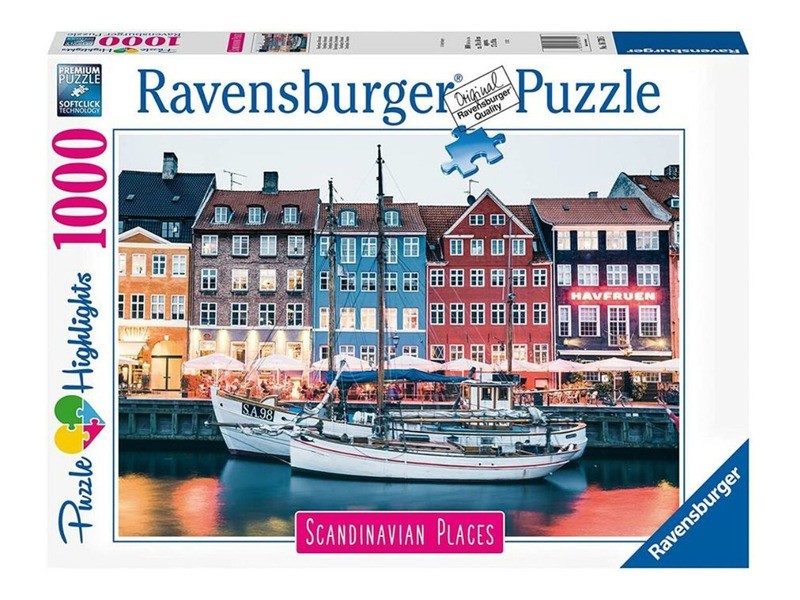 Koppenhága városképe - 1000 db puzzle