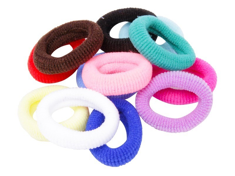 Neonos kicsi hajgumi csomag - színes rugalmas gumik