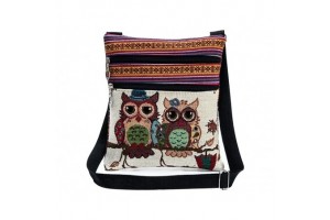 Mintás vállra akasztható táska - többféle