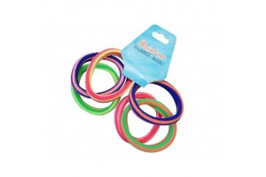 Nagy színes hajgumik – 6 db készlet