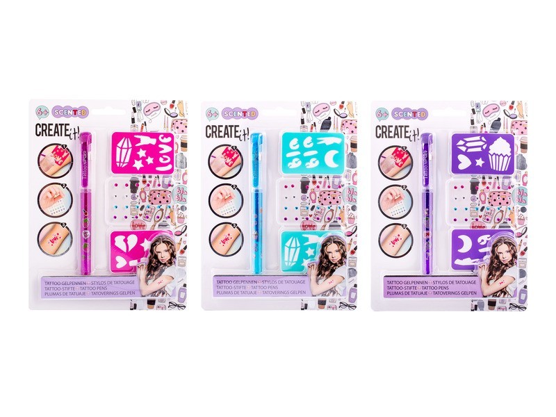 Illatos tetováló toll ékkövekkel