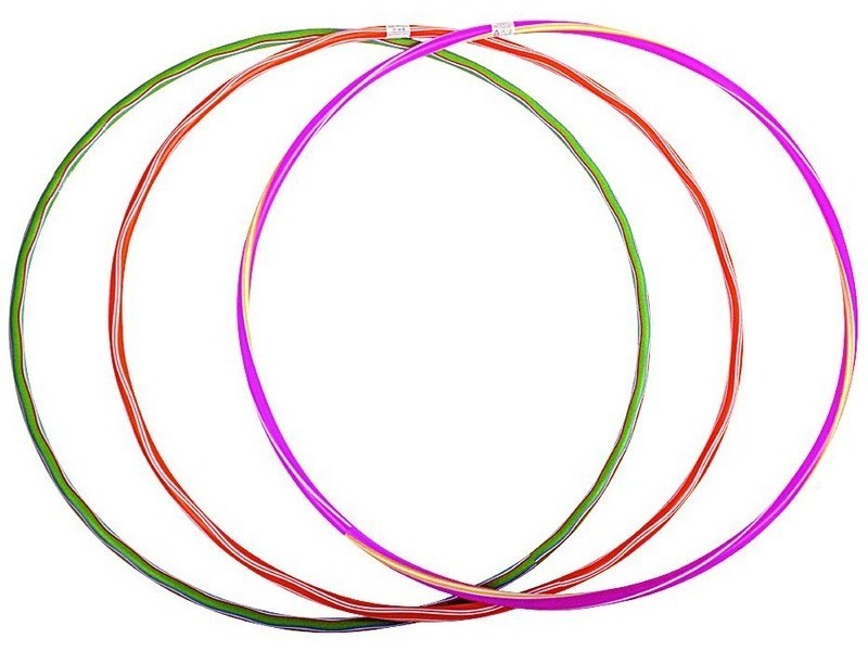 Nagy 80 cm hulahopp karika – színes, strapabíró