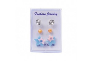 Dobozos 3 darabos fülbevaló – többféle