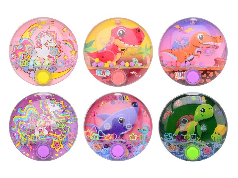 Víziflipper - 6 féle színes medencejáték