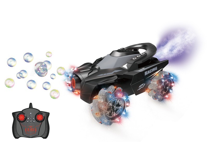 Távirányítós buborékfújó autó, 2.4GHz, 6 csatorna