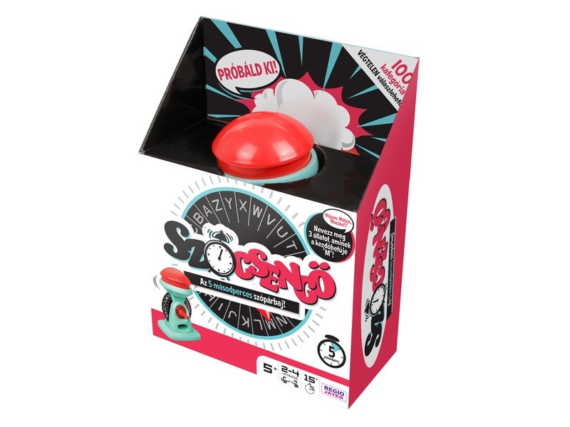 Szócsengő társasjáték - doboz és kártyák