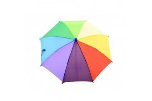 Szivárvány színű esernyő