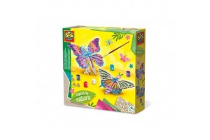 Színezhető fapillangók – natúr fa díszek festéshez