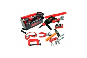 Szerszámos láda fúrógéppel